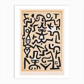 Paul Klee - Comedians’ Handbill Art Print