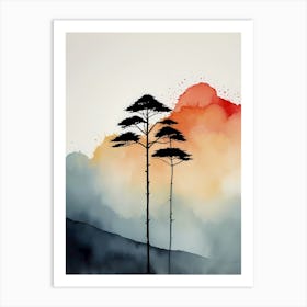 Of Trees Art Print