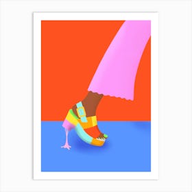 Colorful Shoes Art Print