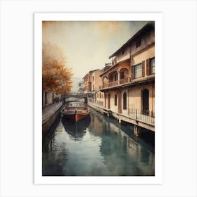 Old Town Canal Art Print