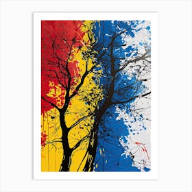 Trees In The Sky, Pop Art Art Print