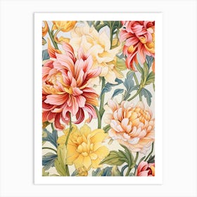 Chrysanthemums 2 Art Print