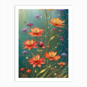 Lotus Flower 12 Art Print