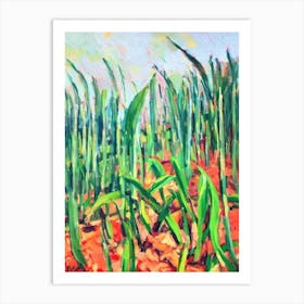 Dumb Cane 3 Impressionist Painting Art Print