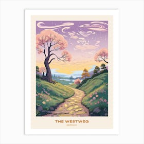 The Westweg Germany Hike Poster Art Print