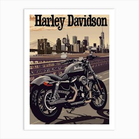 Harley Davidson Art Print