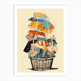 Laundry Basket 1 Art Print