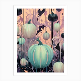 Halloween Pumpkins Art Print