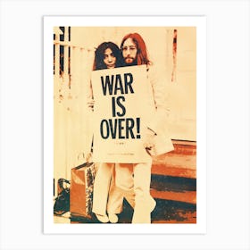 War Is Over 1 Art Print