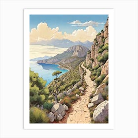 Path To The Sea 1 Art Print