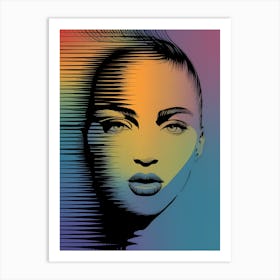 Portrait Of A Woman 47 Art Print