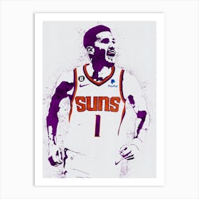 Devin Booker Phoenix Suns Art Print