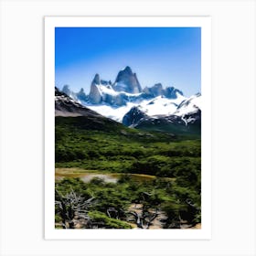 Monte Fitz Roy, Patagonia Art Print