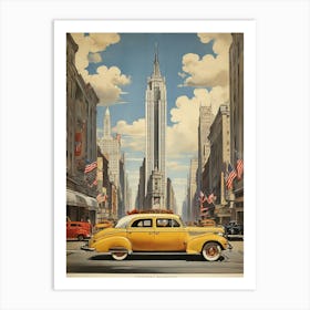 Vintage Travel Poster New York Art Print 0 (2) Art Print