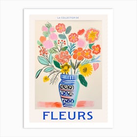 French Flower Poster Lantana Art Print
