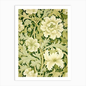 Wallpaper Floral Pattern 19 Art Print