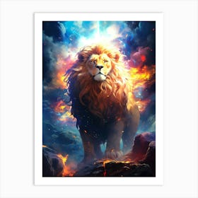 Lion Of The Sky Art Print