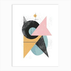 Abstract Geometric Shapes 1 Art Print