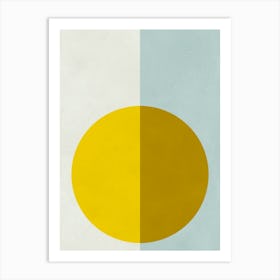 Modern circles and rectangles 2 Art Print