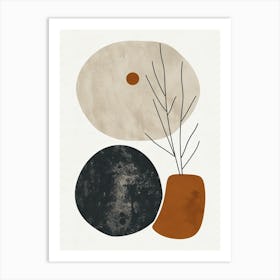 Tabuk Stone Park Bauhaus Minimalist Art Print