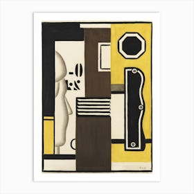 Fernand Léger Composition Avec Profil (1926) Art Print