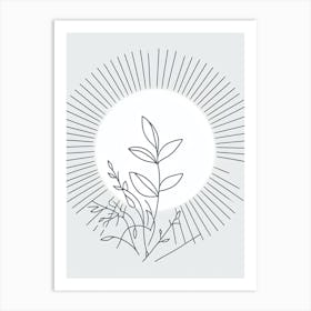 Leaf In The Sun Art Print