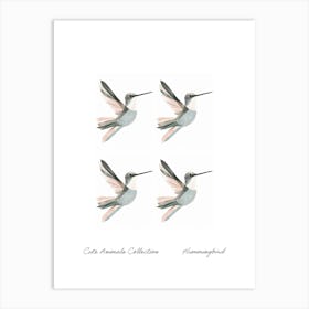 Cute Animals Collection Hummingbird 4 Art Print