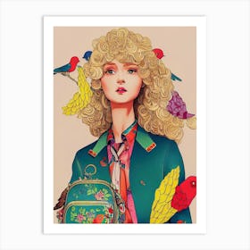 Blondie Tropics Art Print