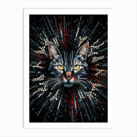 Cat Art 1 Art Print