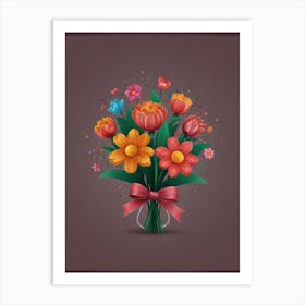 Bouquet Of Flowers 5 Art Print