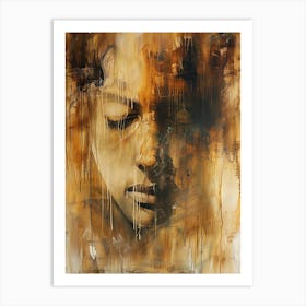 'The Face Of A Woman' 2 Art Print