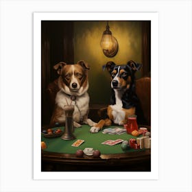 "Canine Card Game: Dogs' Poker Night" Art Print