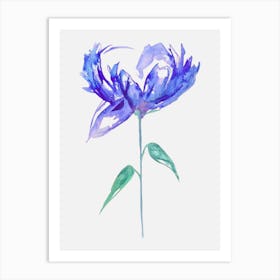 One Purple Flower Art Print