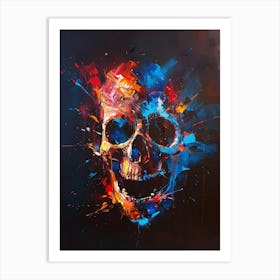 Skull Painting Art Print