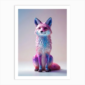 Crytsal Fox Art Print