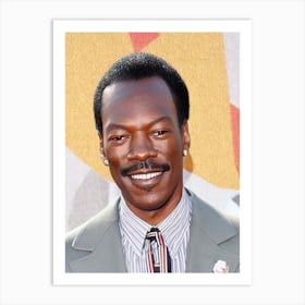 Eddie Murphy Retro Collage Movies Art Print