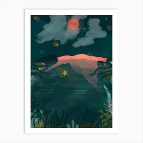 Floating Art Print