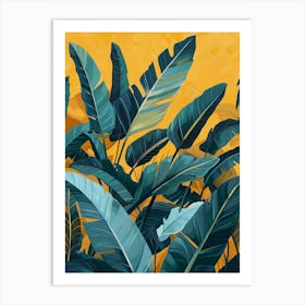 Banana Leaves 1 Art Print