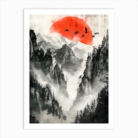 Asian Landscape Painting 6 Art Print