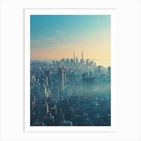 New York City Skyline 4 Art Print