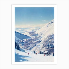 Beaver Creek, Usa Vintage Skiing Poster Art Print