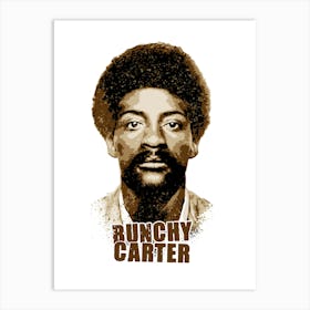 Bunchy Carter Vintage style Art Print