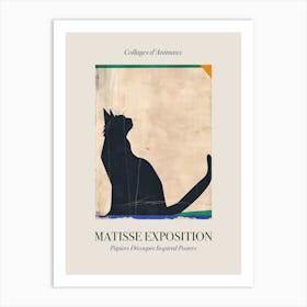 Cat 7 Matisse Inspired Exposition Animals Poster Art Print