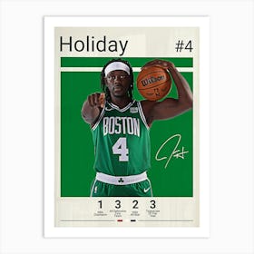 Jrue Holiday Art Print