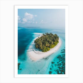 Island In The Maldives 12 Art Print