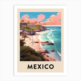 Vintage Travel Poster Mexico 11 Art Print