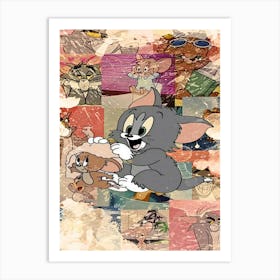 Tom And Jerry 2 Art Print