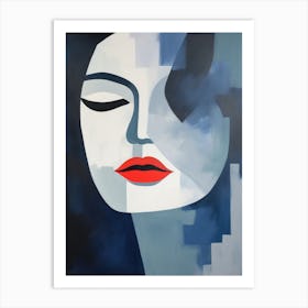 Woman'S Face 36 Art Print