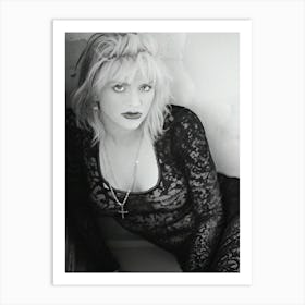 Singer Songwriter Courtney Love Art Print