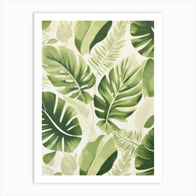 Tropical Leaves 9 Art Print